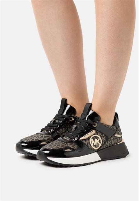 michael kors theo trainer black|Michael Kors wedges black.